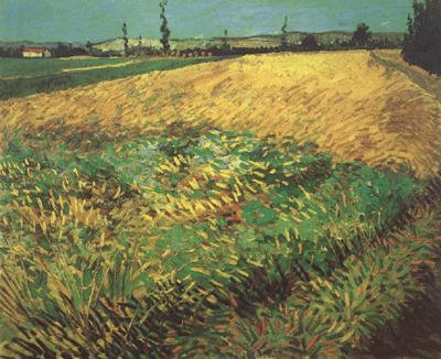 Vincent Van Gogh Wheat Field with the Alpilles Foothills in the Background (nn04) Germany oil painting art